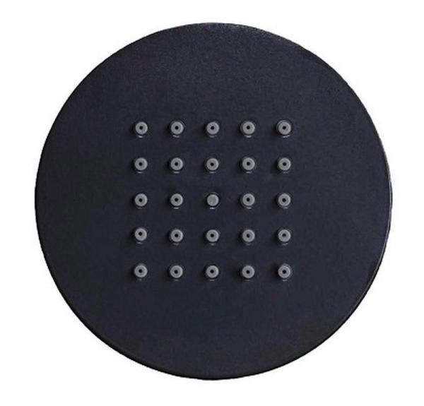 Боковая форсунка Bossini Tondo Flat I00175.073, черная матовая