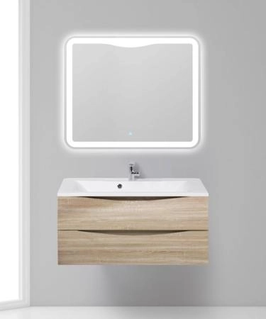 Тумба под раковину Belbagno MARINO Nero Lucido подвесная 1000x445x500 MARINO-1000-2C-SO-NL-P