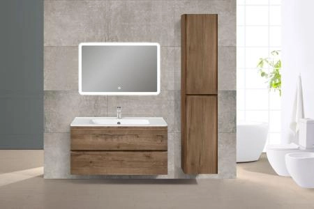 Тумба под раковину Vincea Vico 1000 подвесная, 2 выкатных ящика soft close, V.Oak