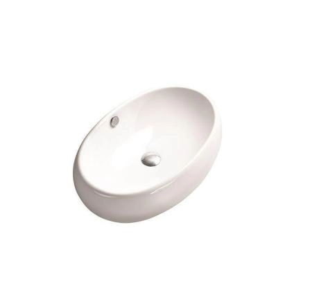 Раковина SantiLine SL-1036 60x40 на столешницу керамическая Белый