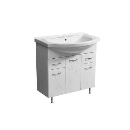 Тумба под умывальник Stella Polar Фантазия 80, 2 ящ., Эльбрус 80