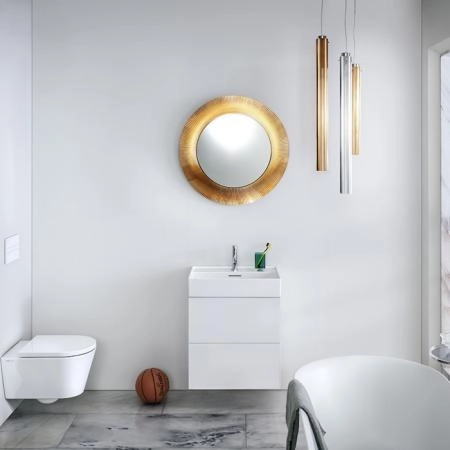 Laufen Kartell Зеркало круглое d=78см, настенное, без подсветки, цвет: медь