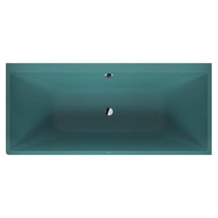 Duravit Vitrium Ванна встраиваемая 180x80см, Dx, с ножками, с2 наклонами для спины, прямоугольная, цвет: аквамарин матовый