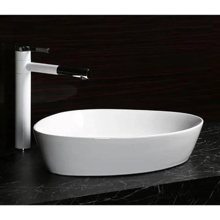 Раковина Cerutti SPA CR0021C накладная, белая, треугольная 500х400х160