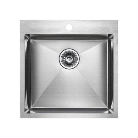 Кухонная мойка Paulmark KRONER PM215151-BS 510х510мм брашированная нерж. Сталь