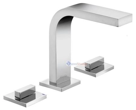 Смеситель для умывальника Keuco Edition 11 51115010100 на 3 отверстия Хром