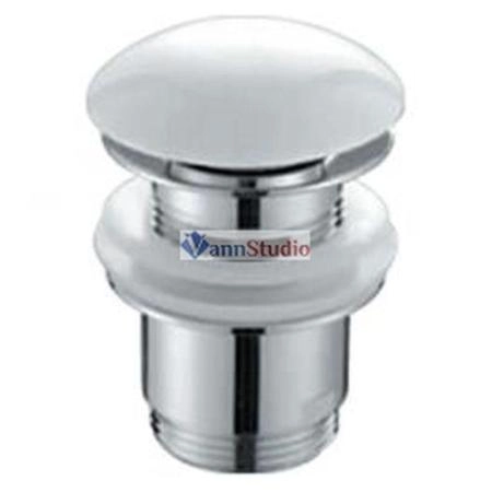 Донный клапан Frap F60-8 c керамической накладкой белый