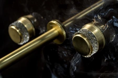 Смеситель из стены Boheme AURA на 3 отв. MAT GOLD 152-2-MG-A