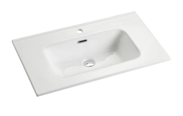 Раковина Gid 9060s 71155 встраиваемая сверху белая 61x46.5x17