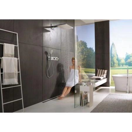 Верхний душ Hansgrohe Rainmaker Select 24005600, черный/хром