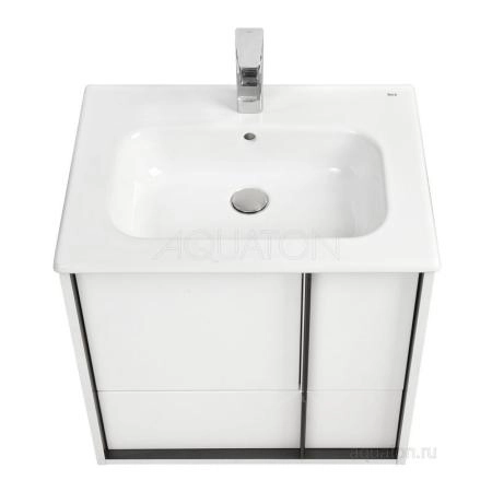 Тумба под раковину Aquaton Ривьера 1A238801RVX20 60 белый матовый