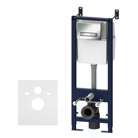 Инсталляция для подвесного унитаза с клавишей AM.PM Start I012703.0251 глянцевый хром