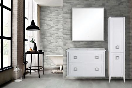 Тумба под раковину ASB-Woodline Рома 100 П подвесная