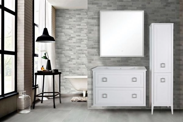 Тумба под раковину ASB-Woodline Рома 100 П подвесная