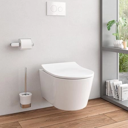 TOTO RP Унитаз подвесной NEW 54x38x33см, с сиденьем TC513F, цвет: белый