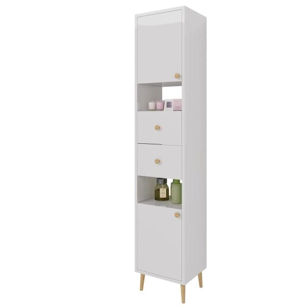 Шкаф-колонна DREJA LUNO 99.2004 35 см, белый
