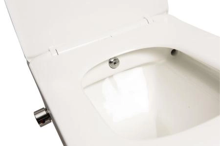 Унитаз подвесной SantiLine SL-5004SM-BD с встроенным смесителем и функцией биде сиденье микролифт