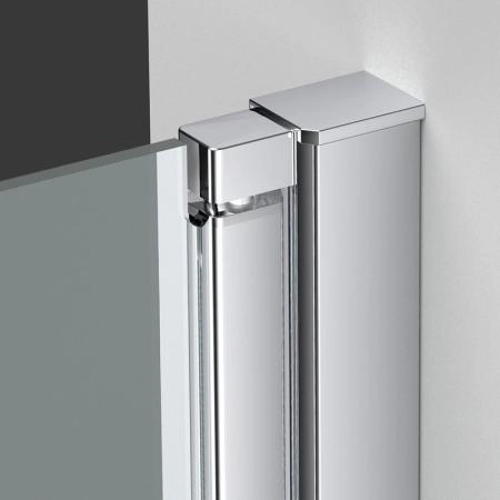 Душевая дверь Vincea Alpha VDP-3AL600CLB, черный, стекло прозрачное