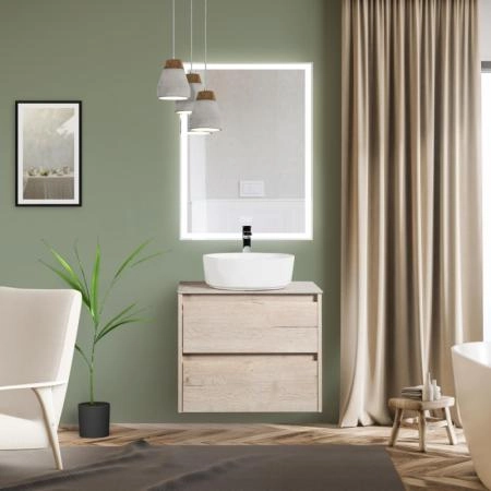 Зеркало Belbagno SPC-GRT-800-800-LED-TCH Led подсветка, сенсор 800x30x800
