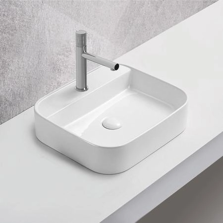 Раковина Vincea VBS-50550, 500*400*110, накладная, цвет белый фарфор
