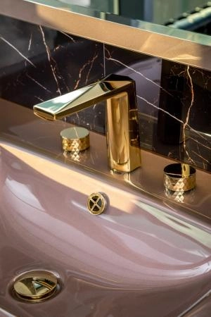 Столешница Boheme стекло 100см моноблок Лиловый 852-100-PU