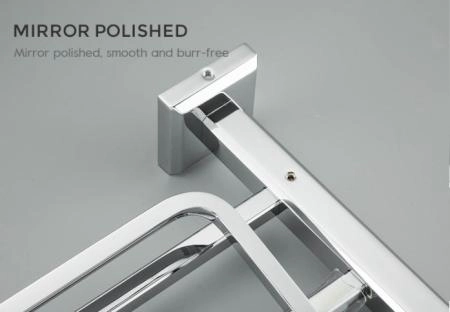 Полка для ванной Gappo G3824 с полотенцедержателем 58 см