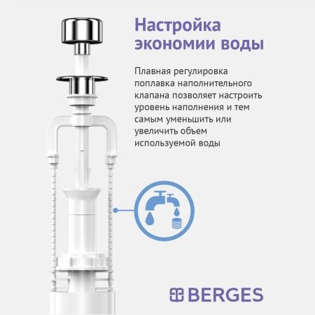 Комплект арматуры BERGES Eko 01 арт. 30101