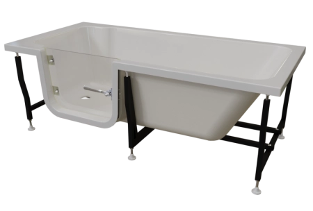 Ванна "Грасс 2" (правое исполнение, ванна с рамой - 1 шт., слив-перелив - 1 шт., фронтальная панель - 1 шт.)