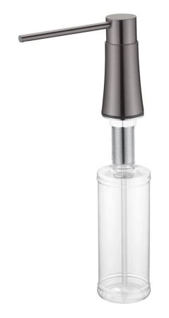 Диспенсер Boheme для кухни встраиваемый GUN METAL 630-GM