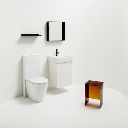 Laufen Kartell Тумба с раковиной 58x45x60см, с 2 ящиками, вкл. органайзер для умывальника подвесная, цвет: белый матовый
