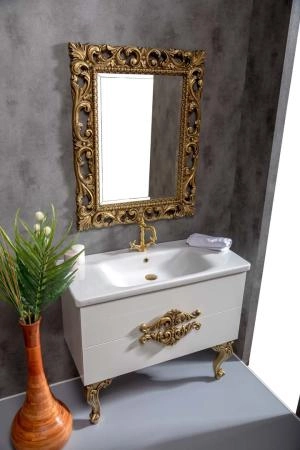Тумба Boheme NeoArt 100см*43,5 WHITE (керам.моноблок) 830-100-WH