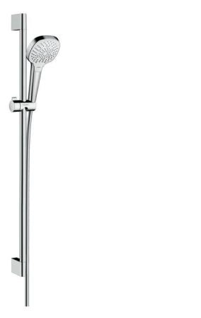 Душевой гарнитур Hansgrohe Croma Select E Multi 0,90м 26590400 хром-белый