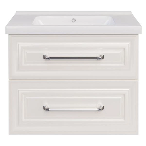 Тумба ASB-Mebel Валенца 80 Слоновая кость подвесная под раковину Гармония 80