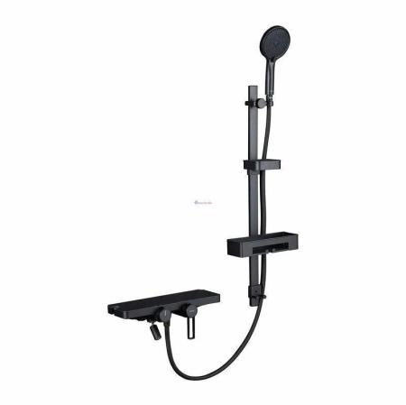 Смеситель Gappo G3296-26 черный матовый для ванны