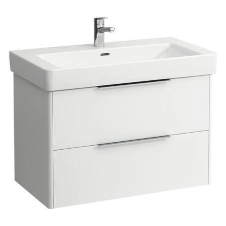 Laufen Base База с раковиной, 85x46см, подвесная, с 2 ящиками, цвет: белый матовый