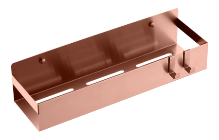 Полка Boheme подвесная + 2 крючка COPPER BRUSHED 10965-CB