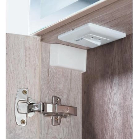 Шкаф-зеркало Dreja MAX 60 с LED-освещением, дуб кантри