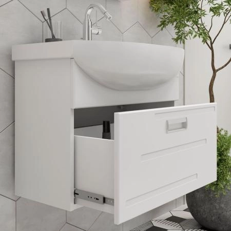 Тумба для ванной Volna Joli 70.1Y подвесная (Балтика) раковина отдельно