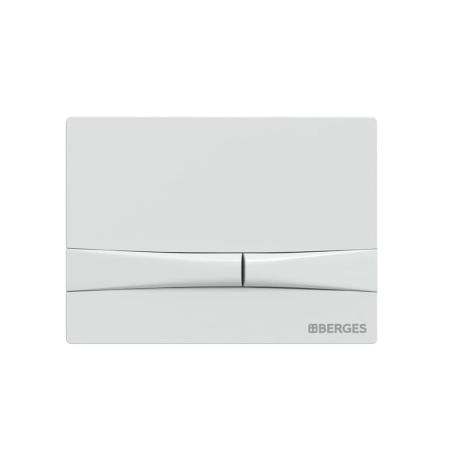Инсталляция BERGES NOVUM 40254 для скрытого монтажа унитаза кнопка F4 Soft Touch, белая