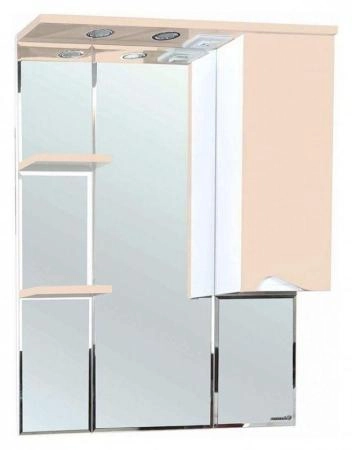 Зеркало-шкаф Bellezza Эйфория 80 R с подсветкой бежевый