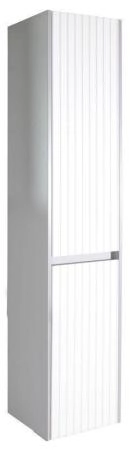 Пенал ASB-Mebel Мирано 35 Слоновая кость/Шиншилла серая напольный