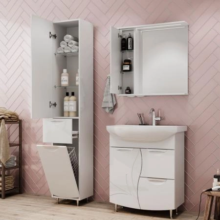 Тумба для ванной Volna Adel 70.1D.2Y напольная (Балтика) раковина отдельно