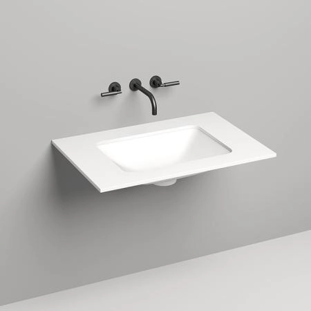 Salini Столешница 80х50х1.5 cм, из материалов S-Stone, цвет: белый матовый