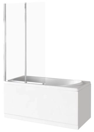 Шторка для ванны GOOD DOOR SCREEN FO-80-C-CH 6 мм 80 прозрачное