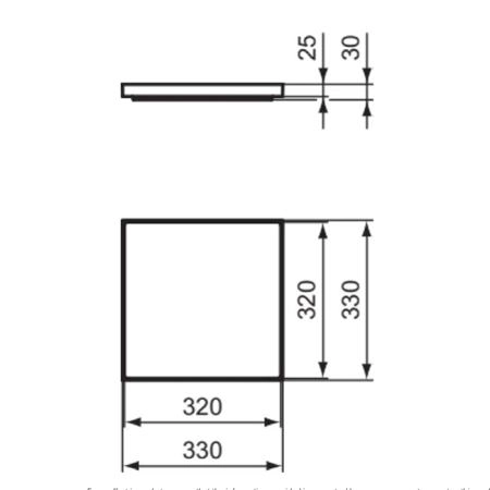 Ideal Standard Solos Подставка для душевых принадлежностей на раковину 33x3см., цвет: Белый