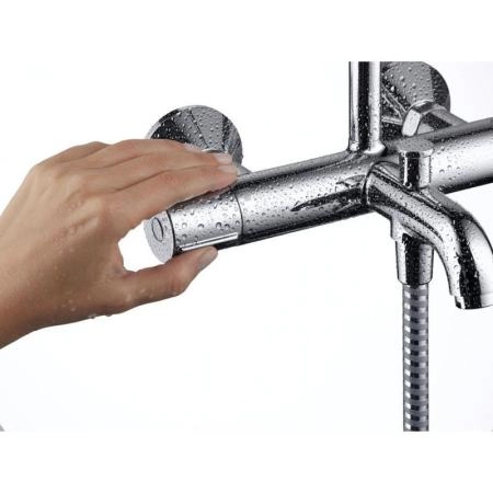 Hansgrohe 26274000 Vernis Blend Душевая система для ванны, с термостатом 2 режима, хром