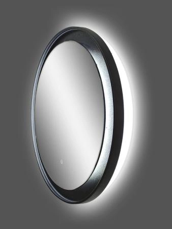 Зеркало Континент Planet black D1000 LED подсветка 6000К бесконтактный сенсор  димир ,Soft touch ЗЛП683