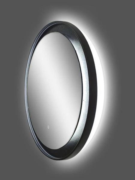Зеркало Континент Planet black D1000 LED подсветка 6000К бесконтактный сенсор  димир ,Soft touch ЗЛП683
