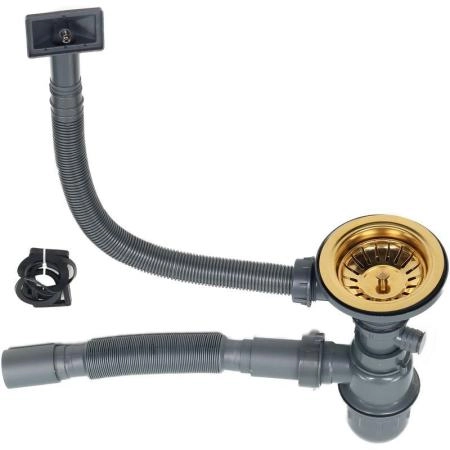 Мойка D7851HG-L MELANA ProfLine 3,0/200 ЗОЛОТО врезная прямоугольная левая D7851HG-L