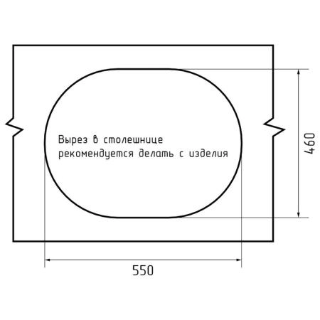 Кухонная мойка GranFest URBAN 857L, черный